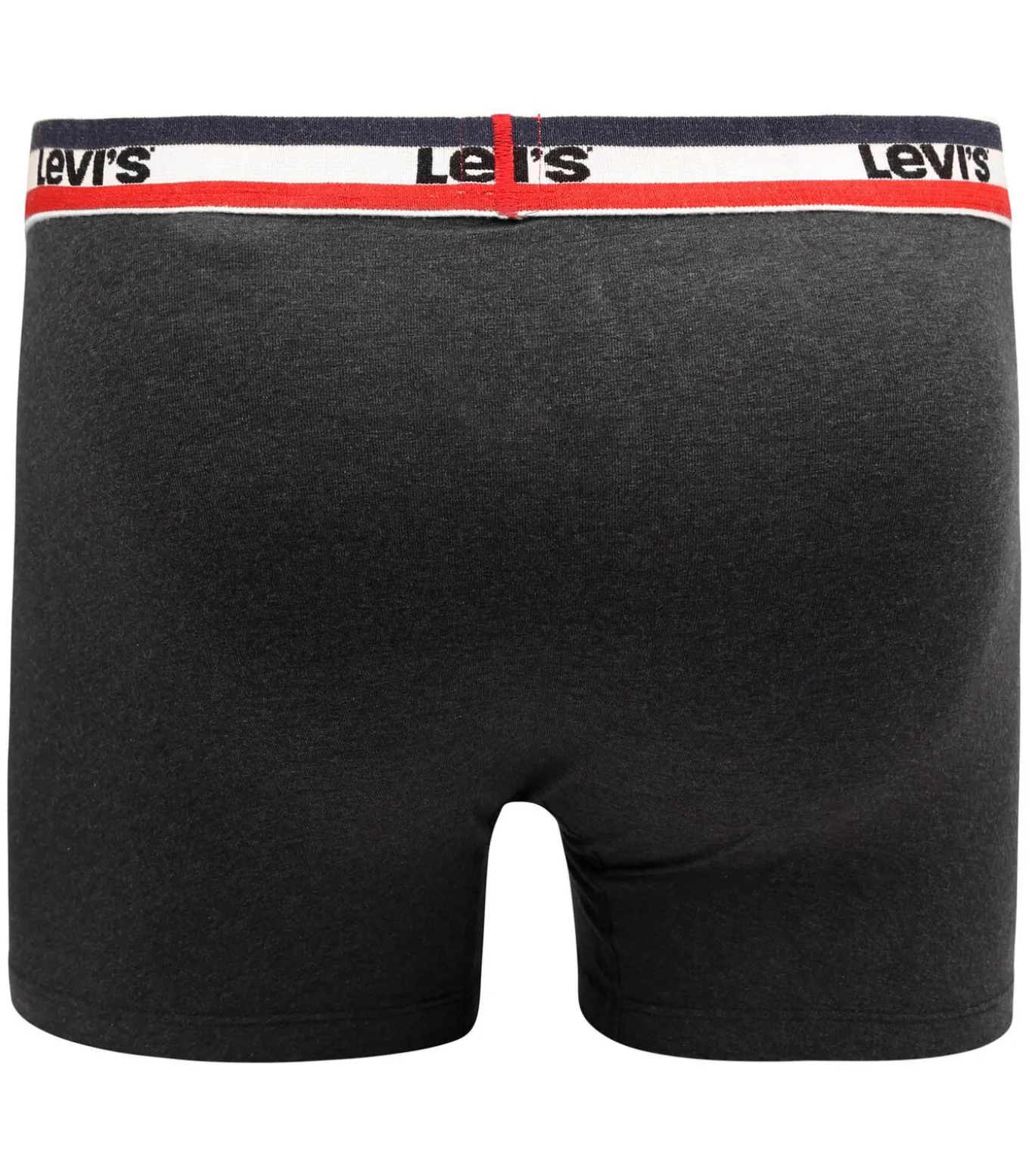 Brief Boxershorts 2-Pack Rood Grijs