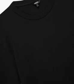 Bruin T-shirt Ronde Hals Korte Mouwen Katoen
