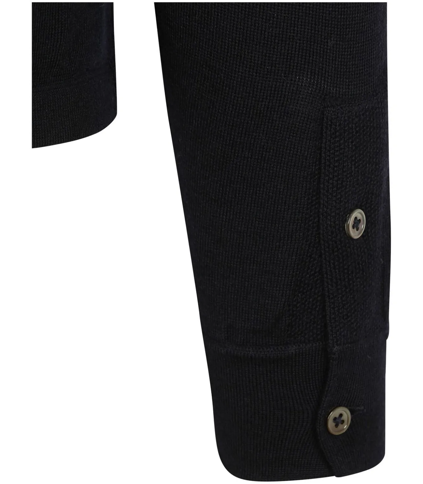 Cardigan Shirt Merino Navy