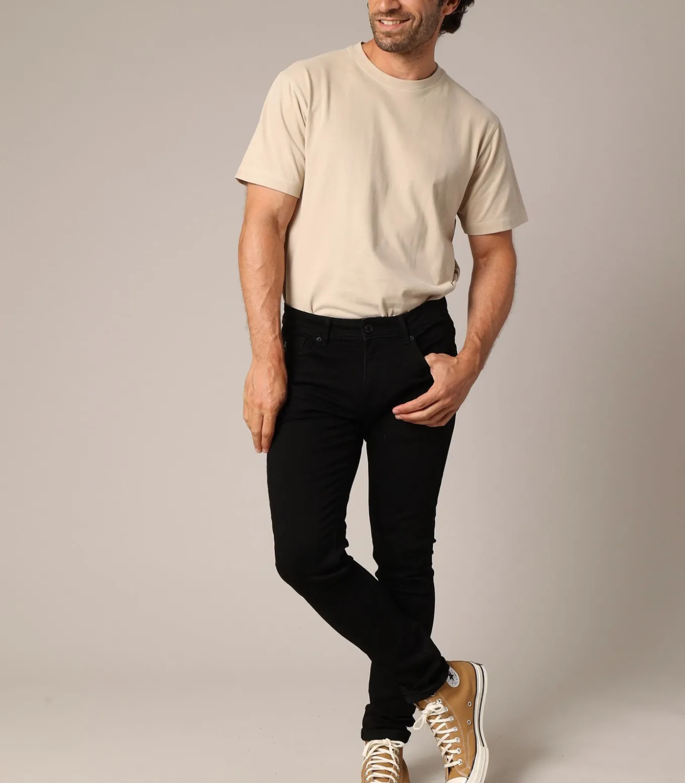 CARLOS - Skinny jeans van stretchkatoen voor heren