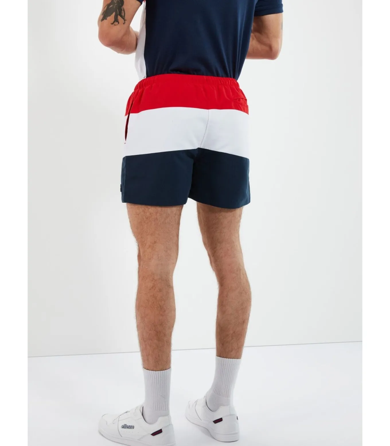 Cielo swimshort - red navy white