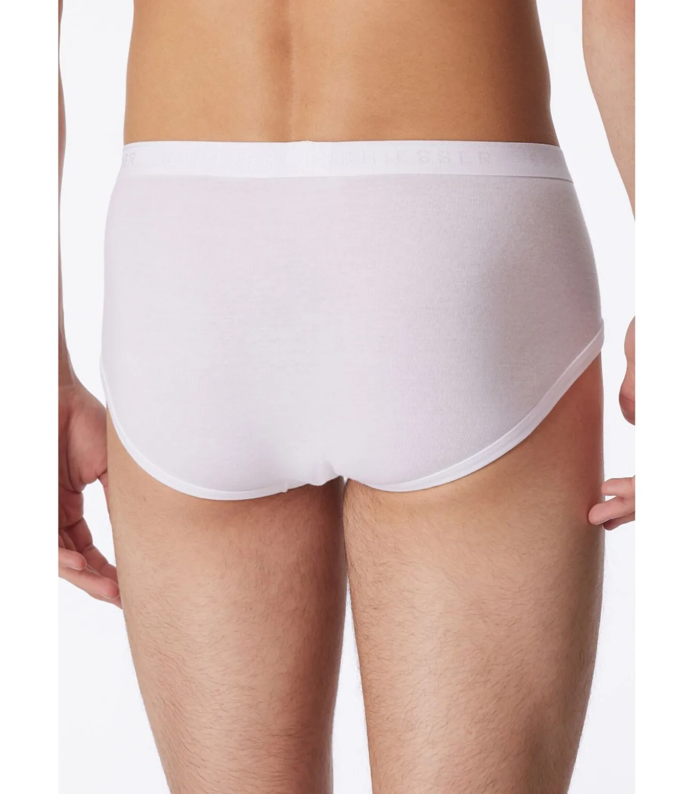 Classic Herenslip Fijnrib Wit
