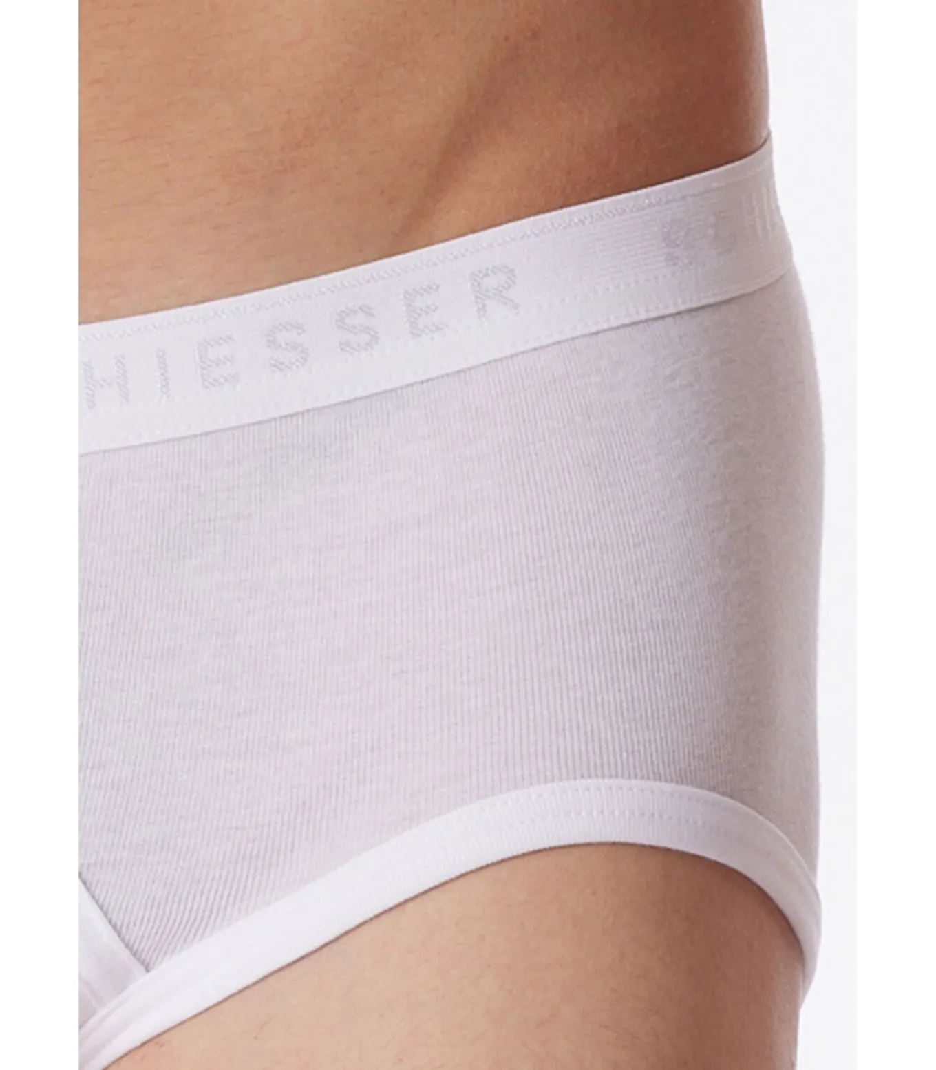 Classic Herenslip Fijnrib Wit