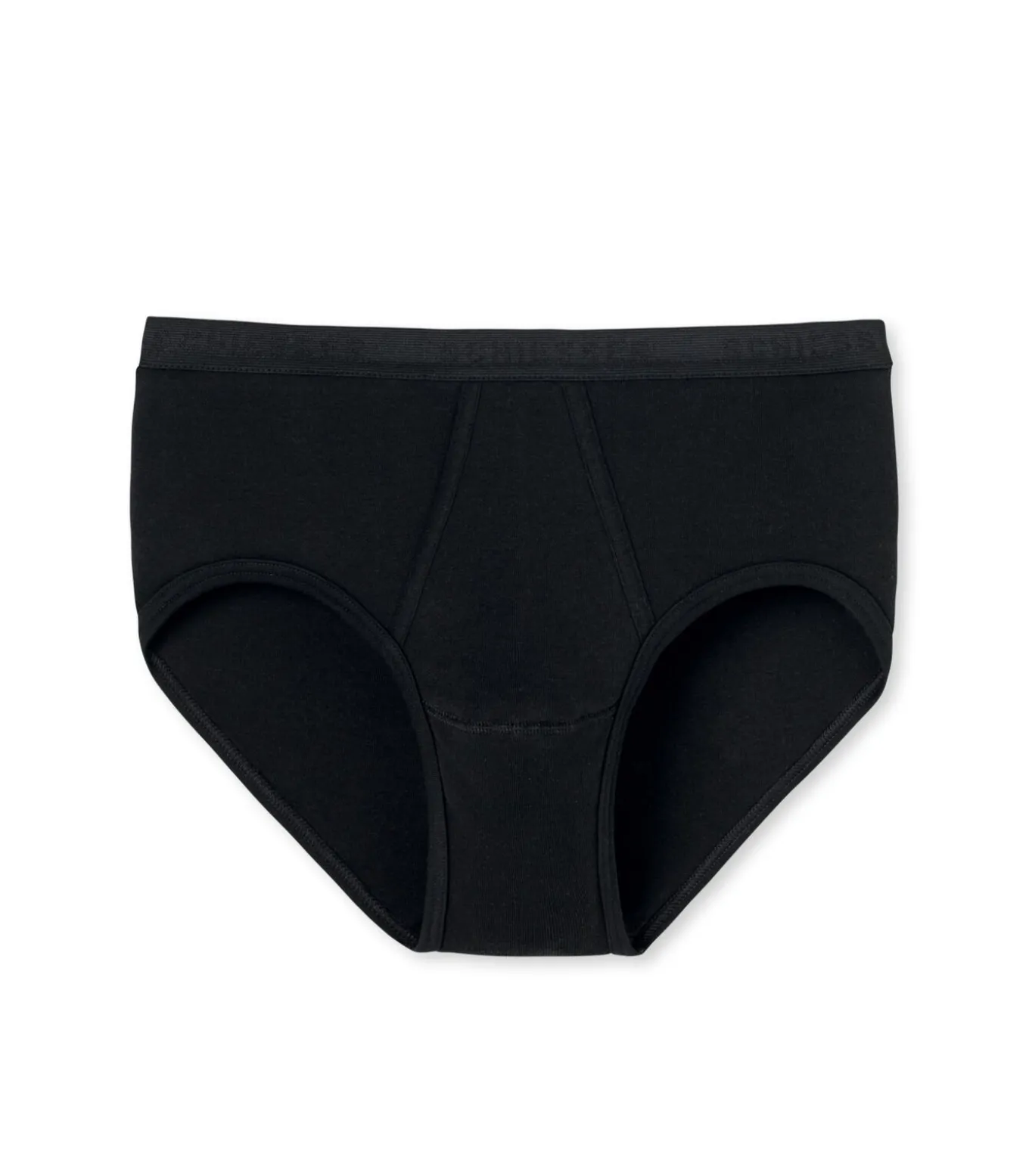 Classic Herenslip Fijnrib Zwart
