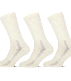 Comfort - Merinowollen Sokken - 3 paar - Off White