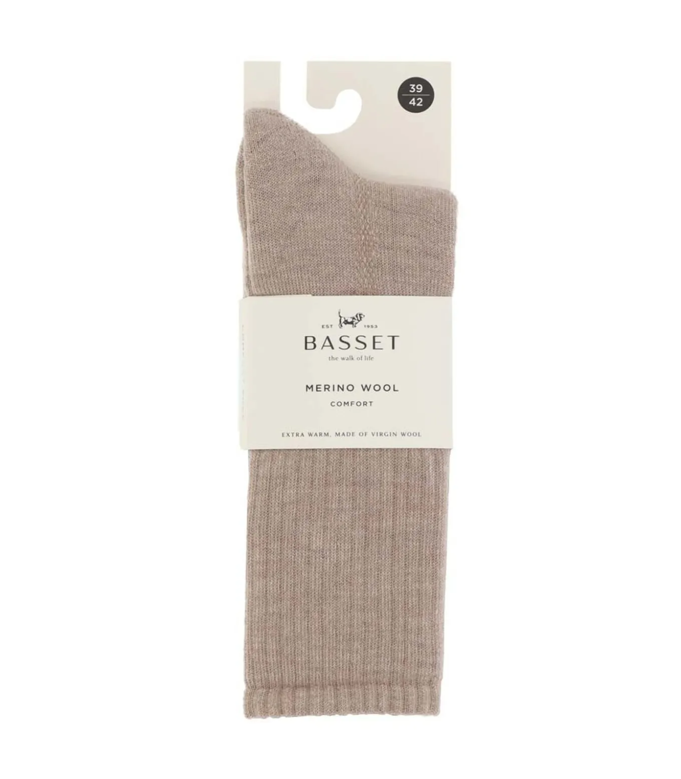 Comfort - Merinowollen Sokken - 1 paar - Beige