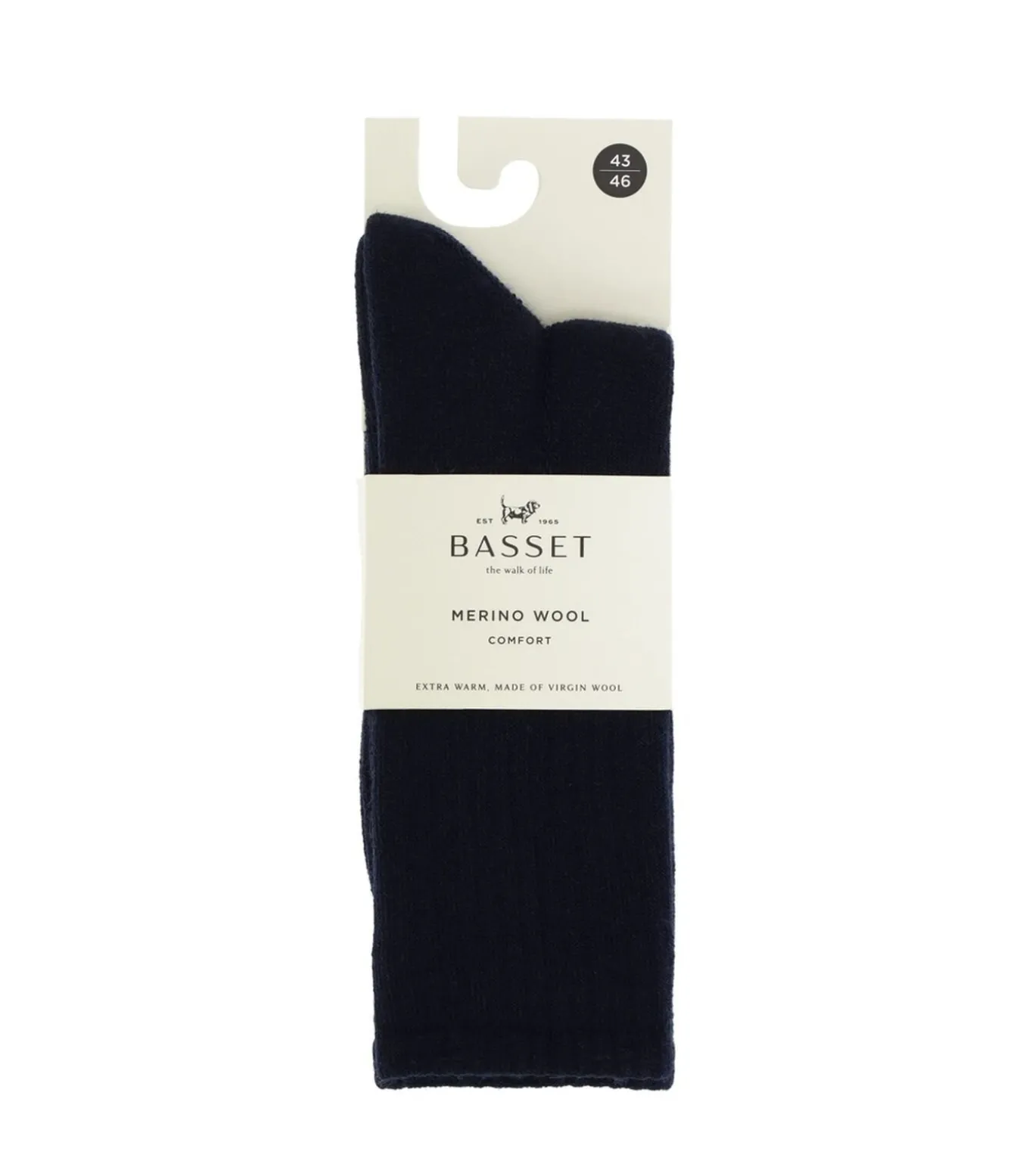 Comfort - Merinowollen Sokken - 3 paar - Marine