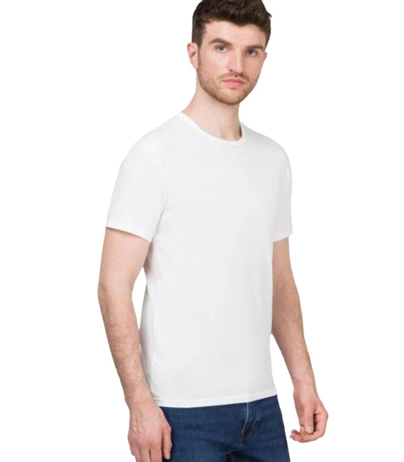 CREW NECK - T-shirt - Wit