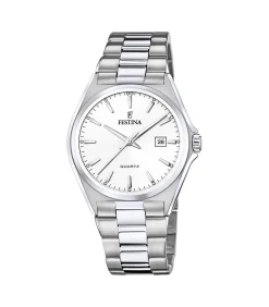 Datum horloge ACERO CLASICO White