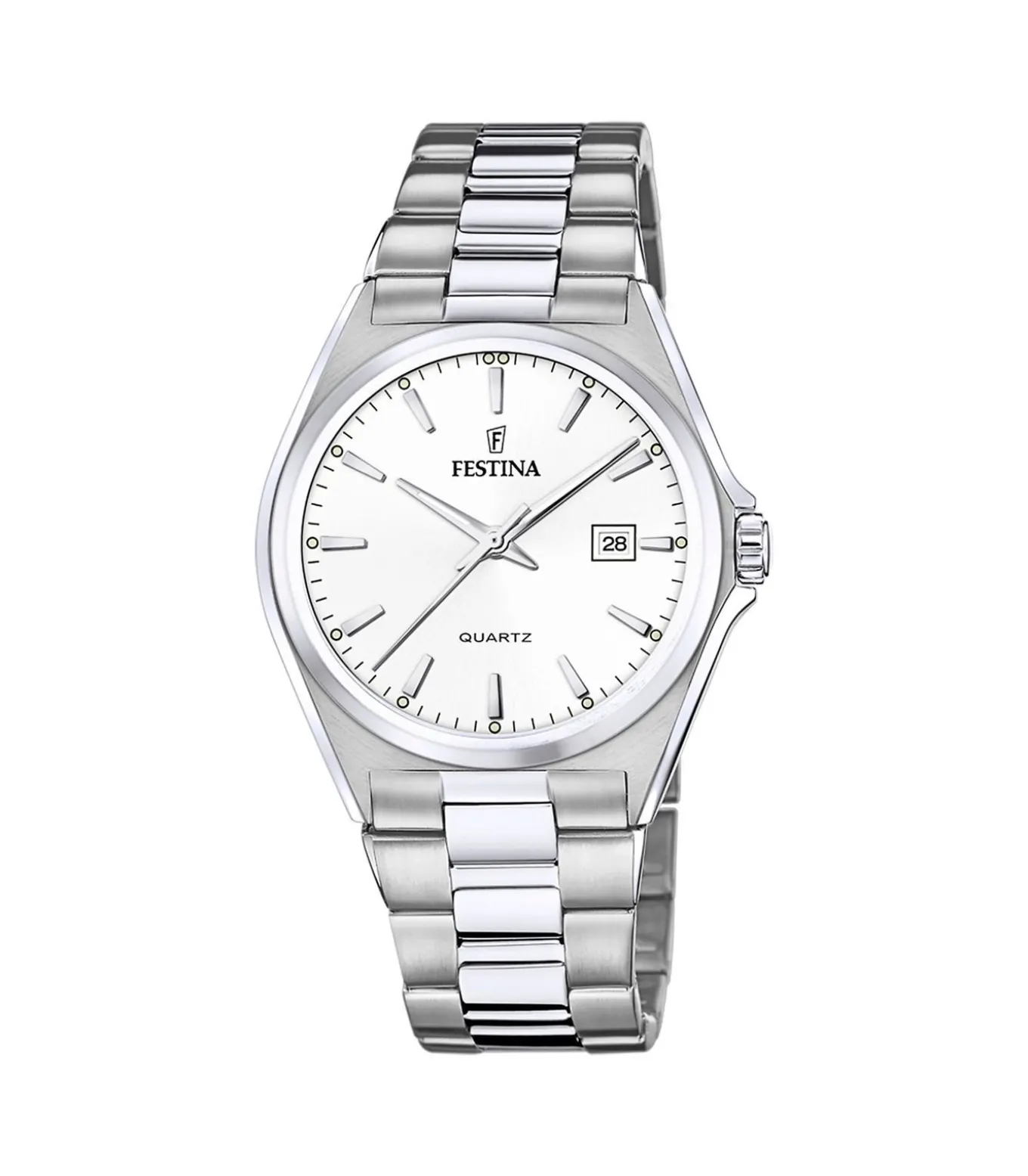 Datum horloge ACERO CLASICO White