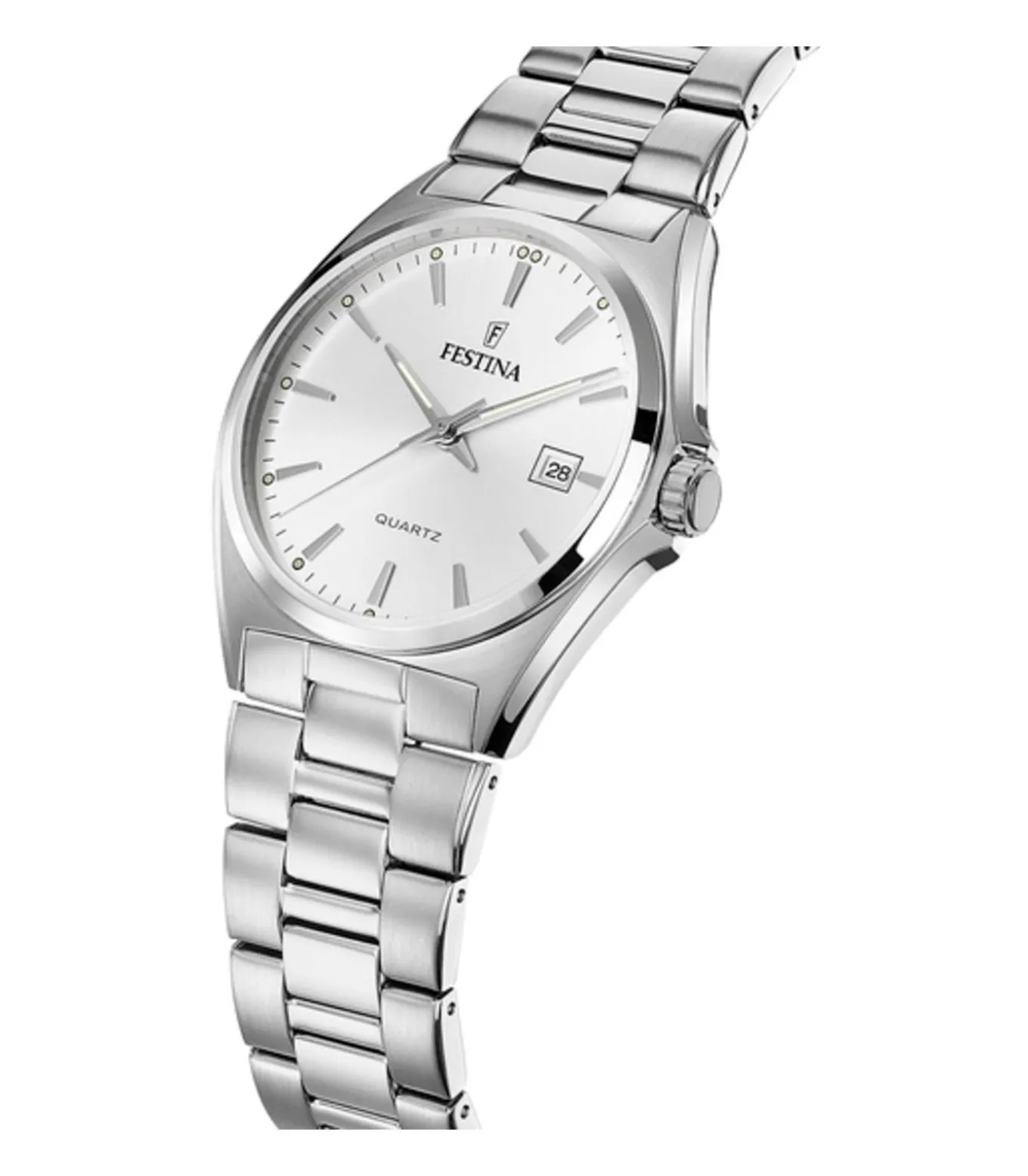 Datum horloge ACERO CLASICO White
