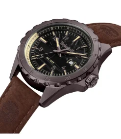 Datum horloge Day Pond Brown