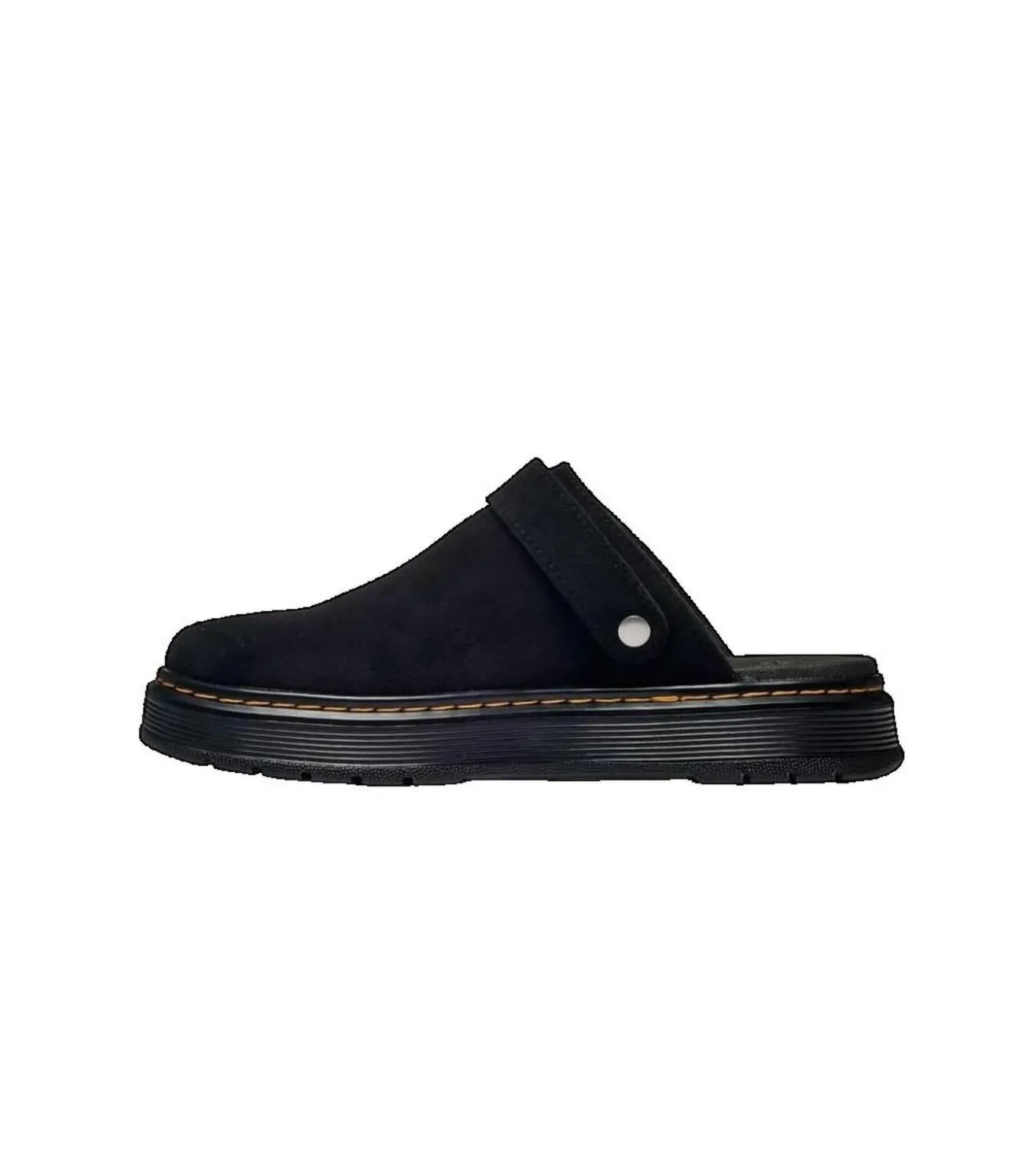 Dr. Martens suède zwarte mules