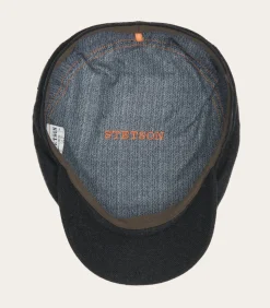 Driver Cap Cashmere Wol Antraciet