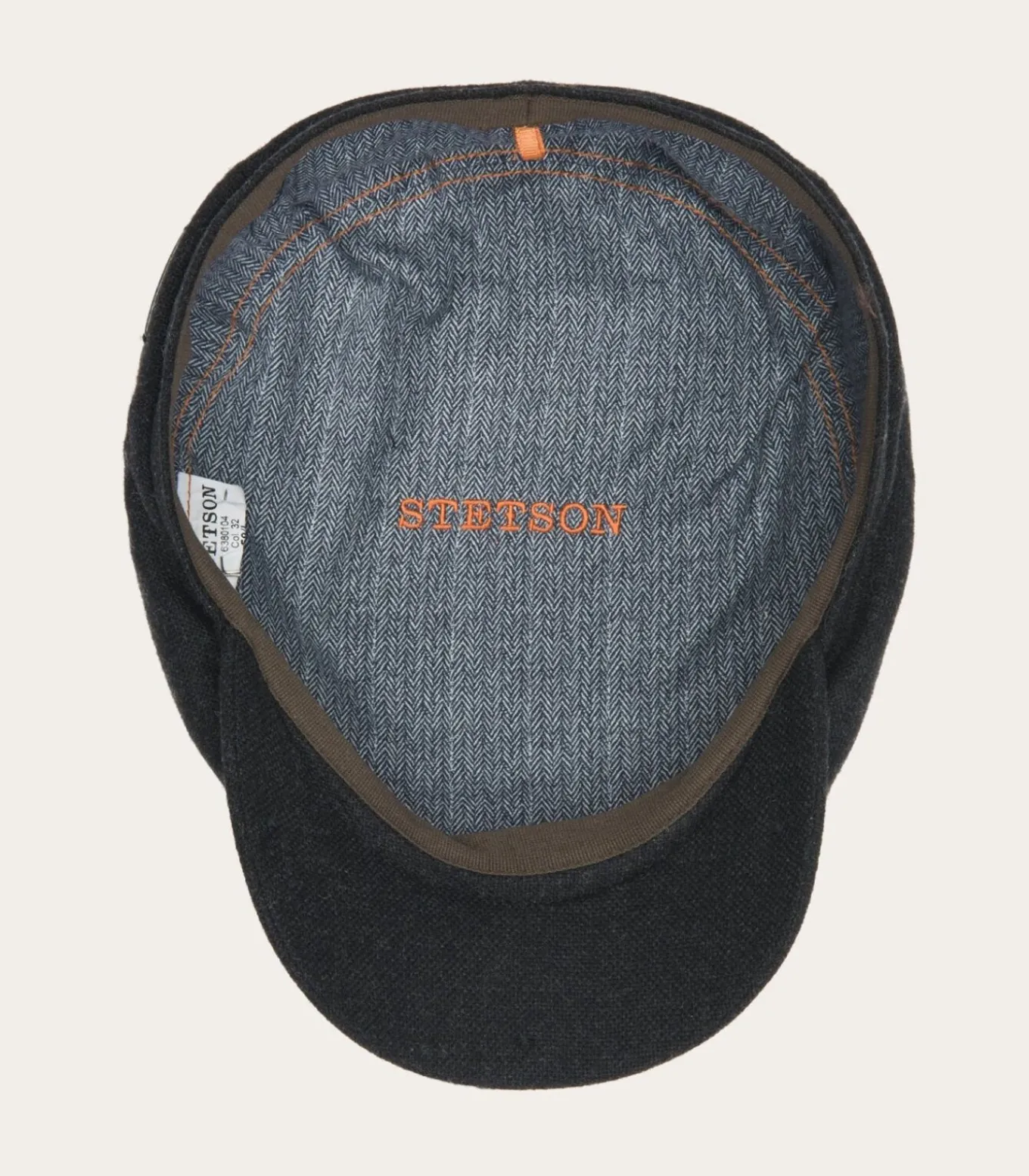 Driver Cap Cashmere Wol Antraciet