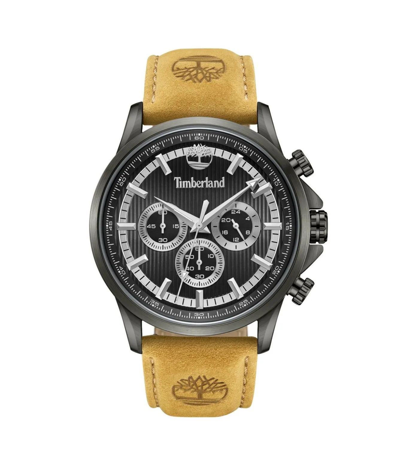 Dual time horloge Bernardston Black - Camel