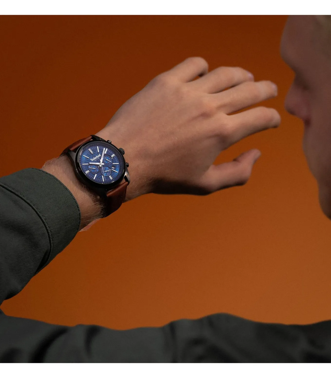 Dual time horloge Northbridge Blue - Brown