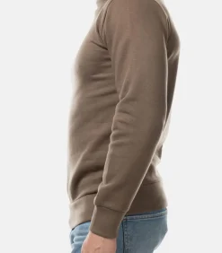 Effen sweatshirt met ronde hals