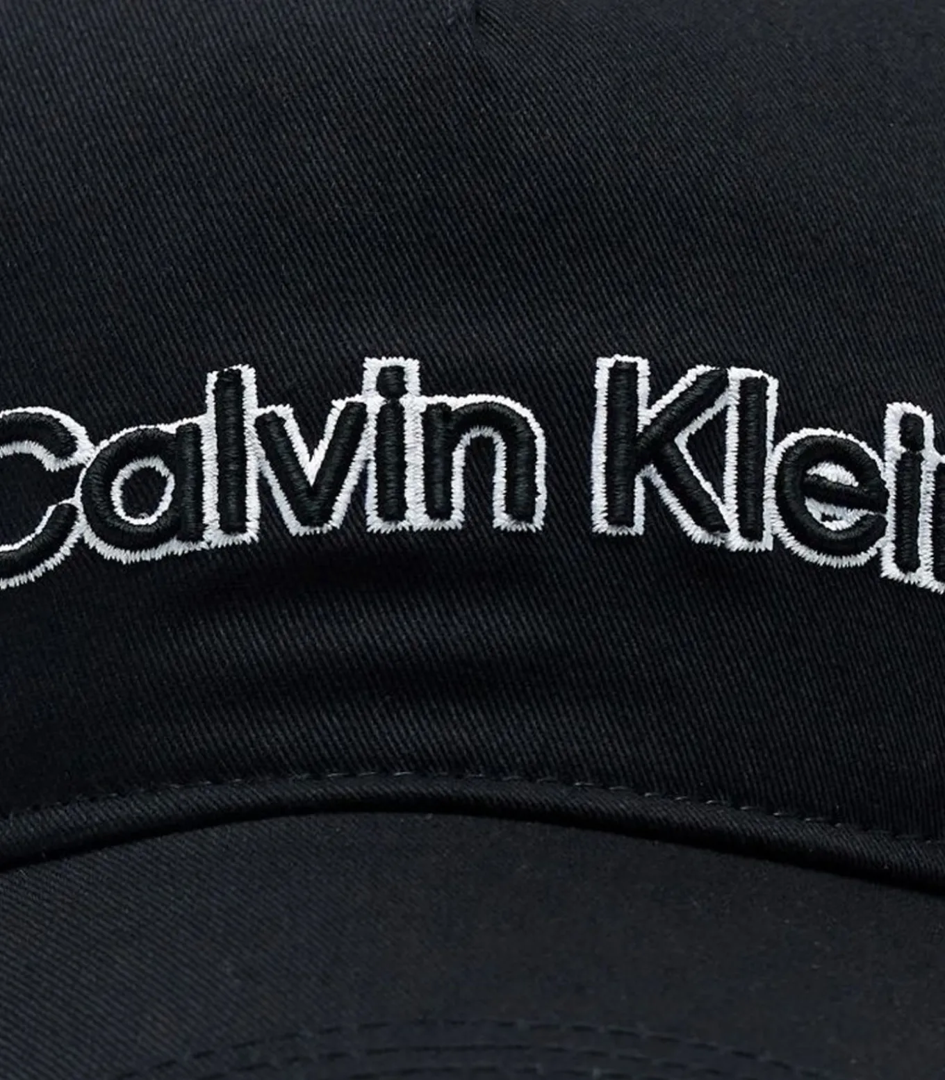EMBROIDERED LOGO - Baseball Pet - Zwart