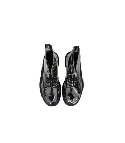 Enkellaarsjes Dr Martens Pascal zwart