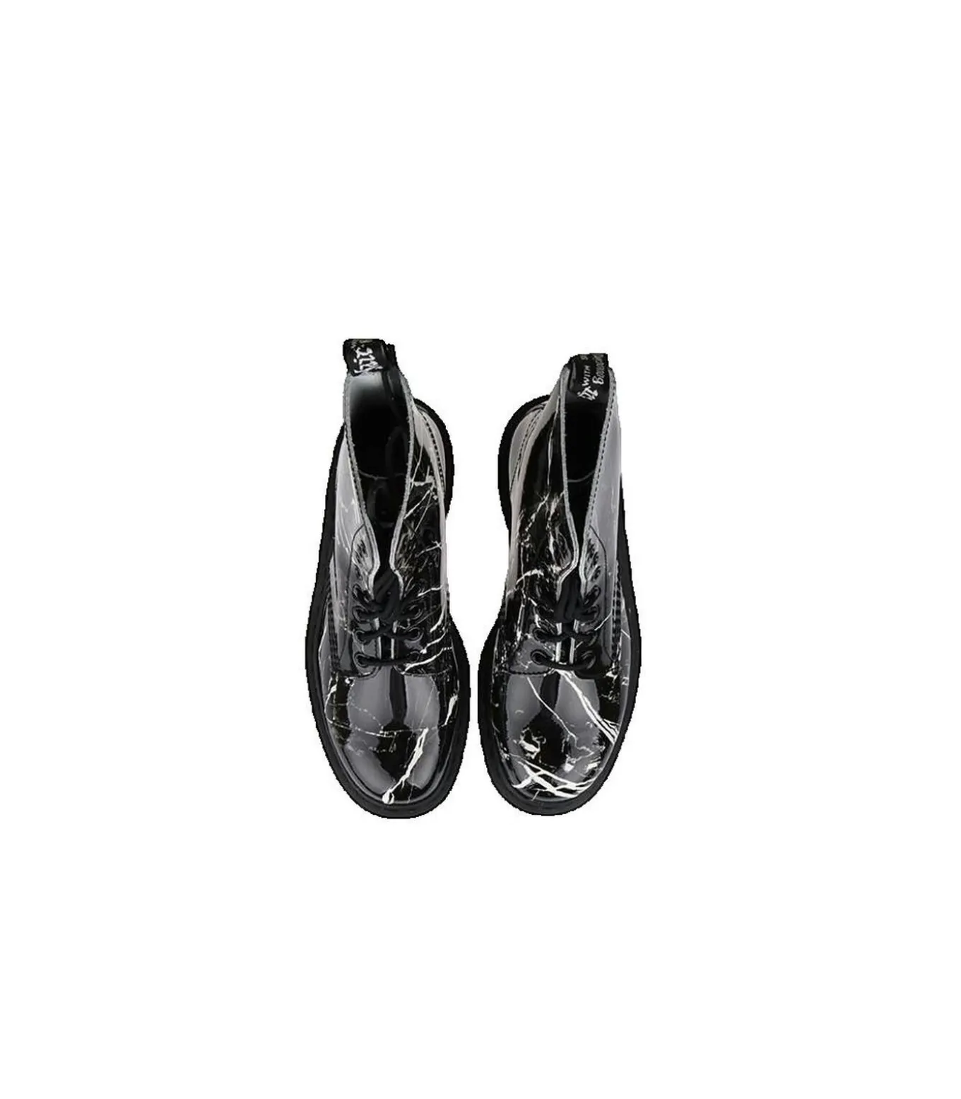 Enkellaarsjes Dr Martens Pascal zwart