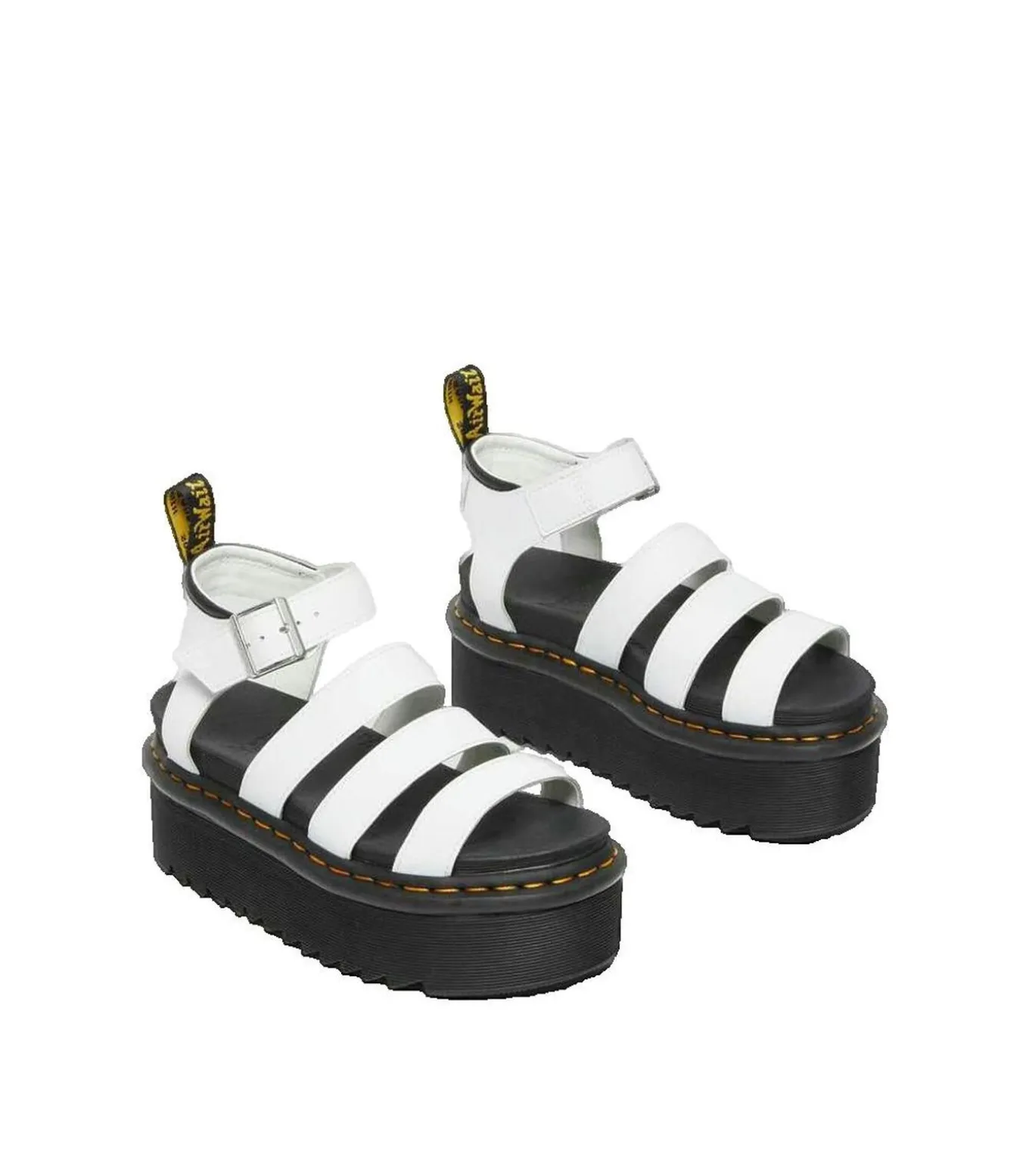 Enkellaarzen Dr. Martens Blaire Quad Hydro wit