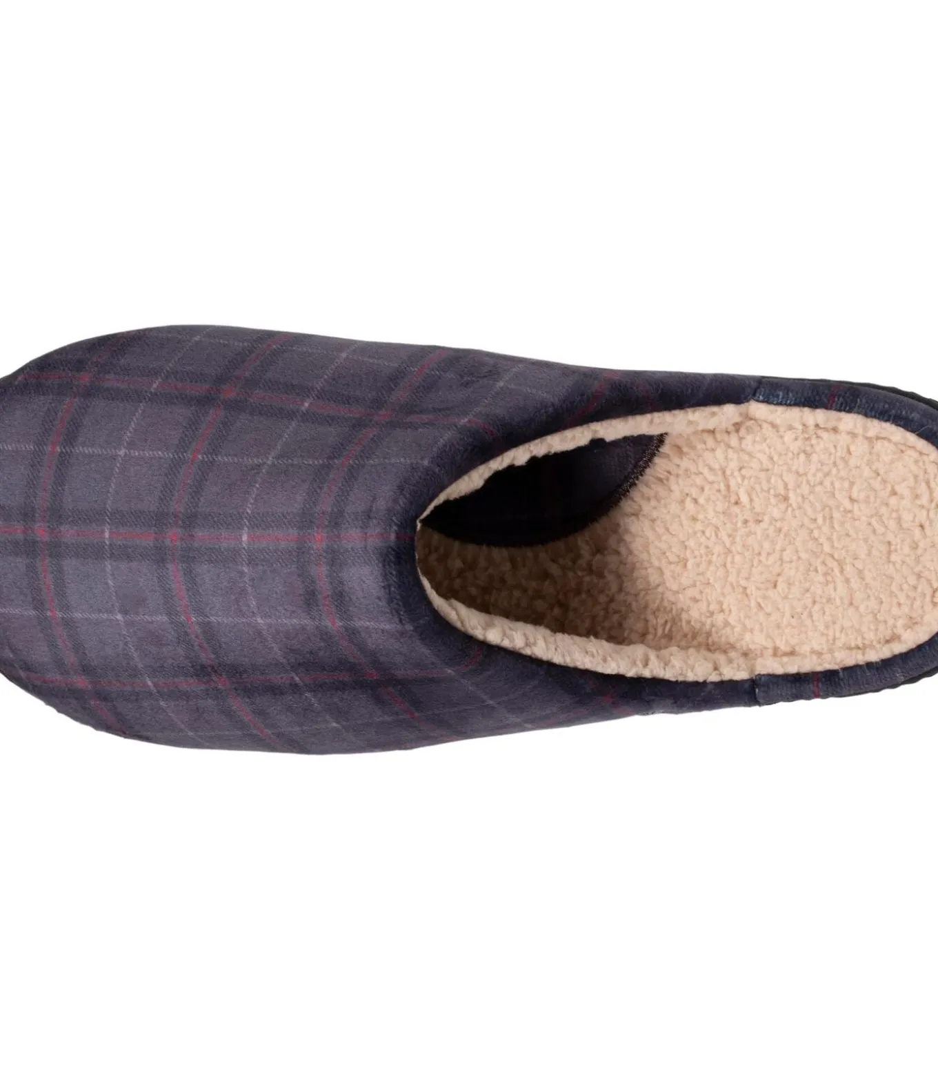 Ergo pantoffels zwart Tartan