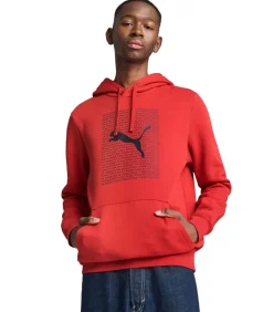 ESSENTIALS - Trui met kap - Rood