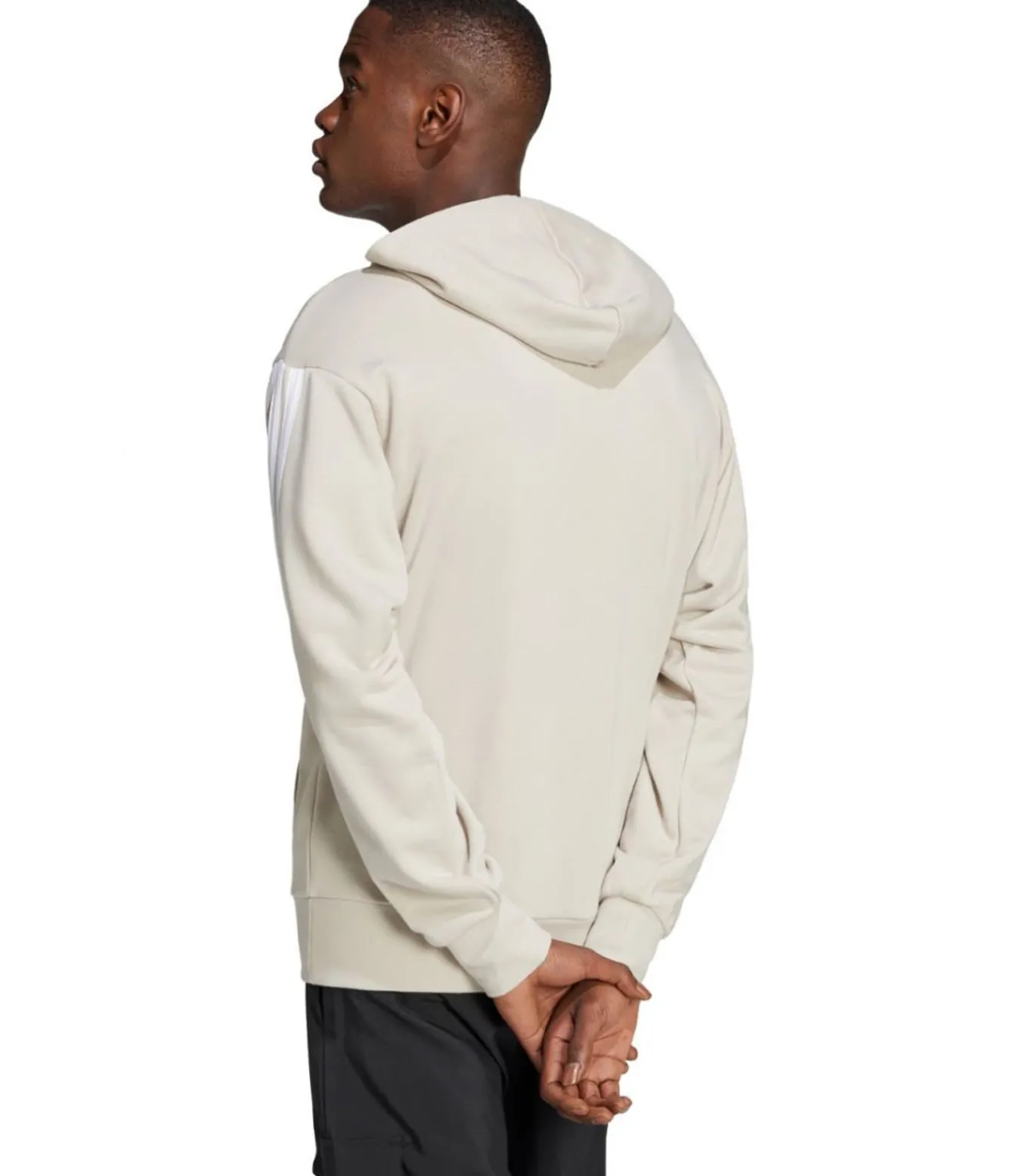 ESSENTIALS - Trui met kap - Beige