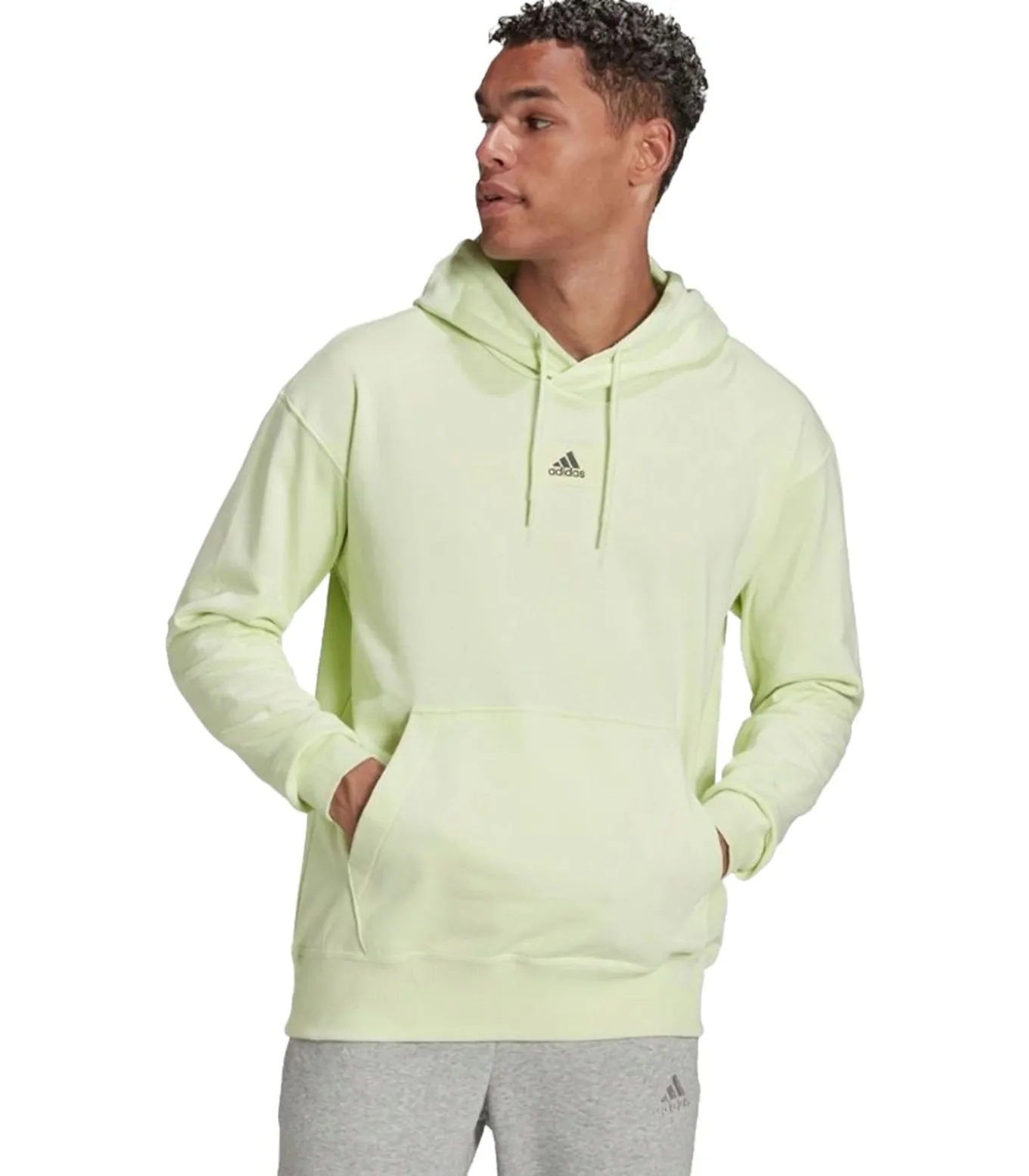ESSENTIALS FEELVIVID - Trui met kap - Groen