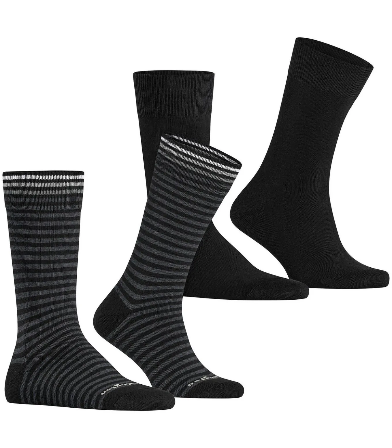 Everyday 2-Pack Strepen Zwart