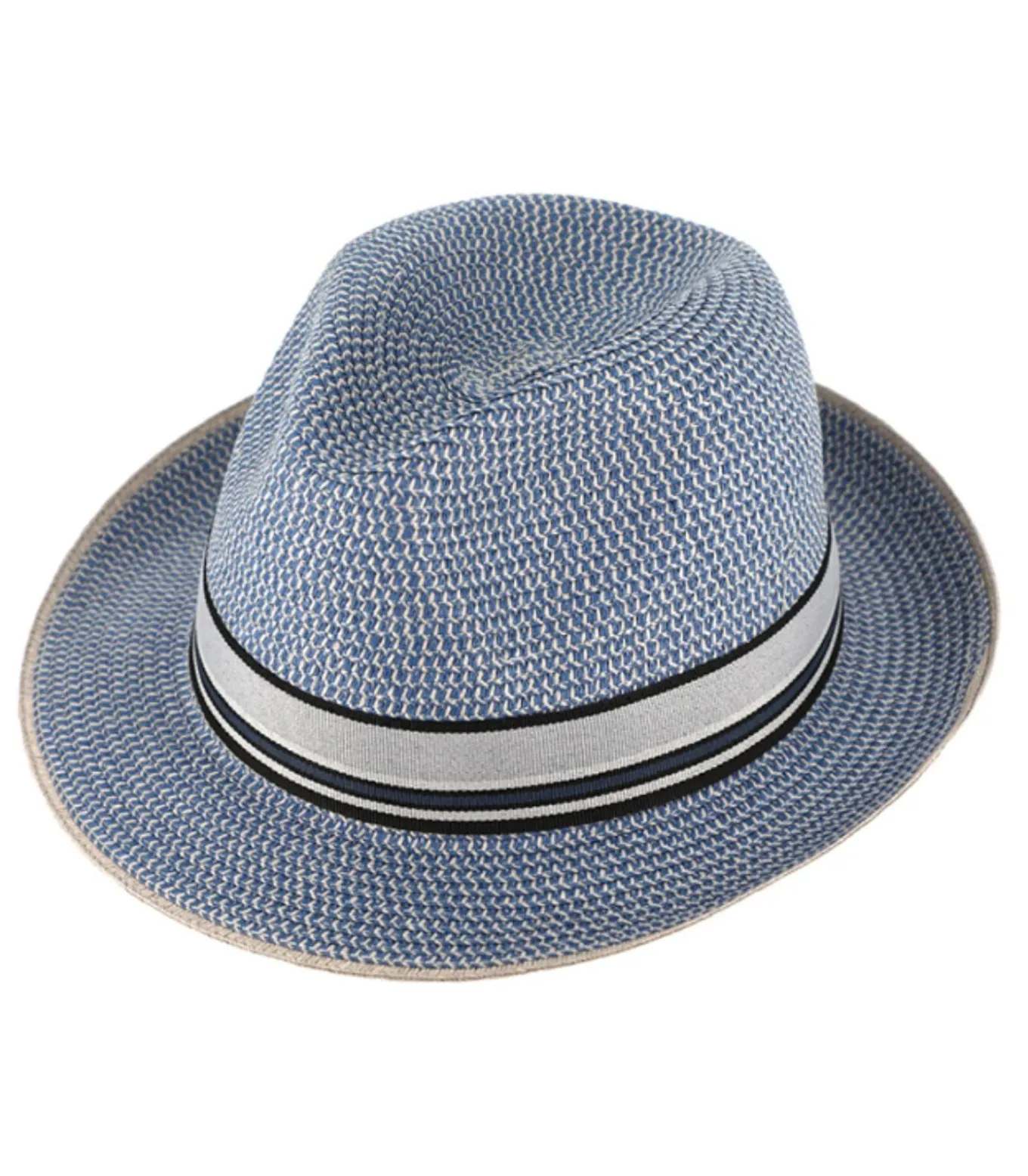 Fedora hoed denim blauw