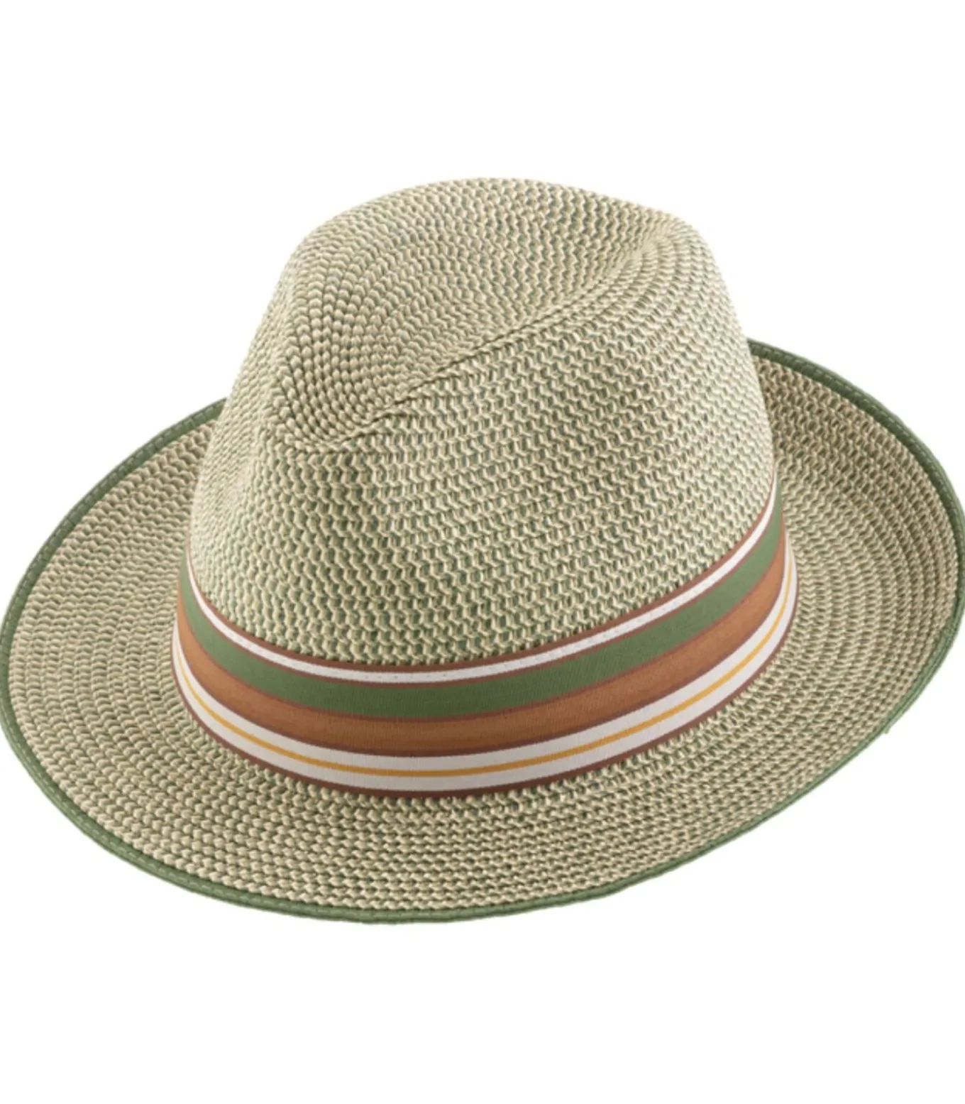 Fedora hoed olijf groen