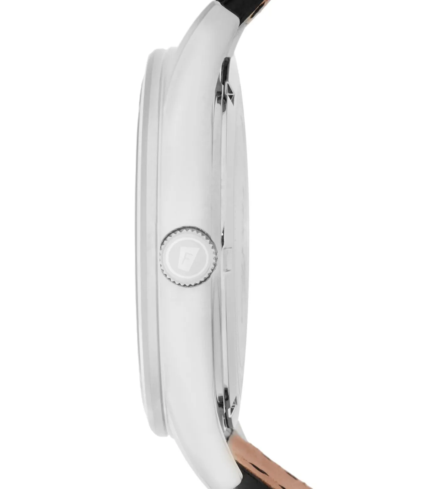 Festina heren zilver swiss made leer horloge armband