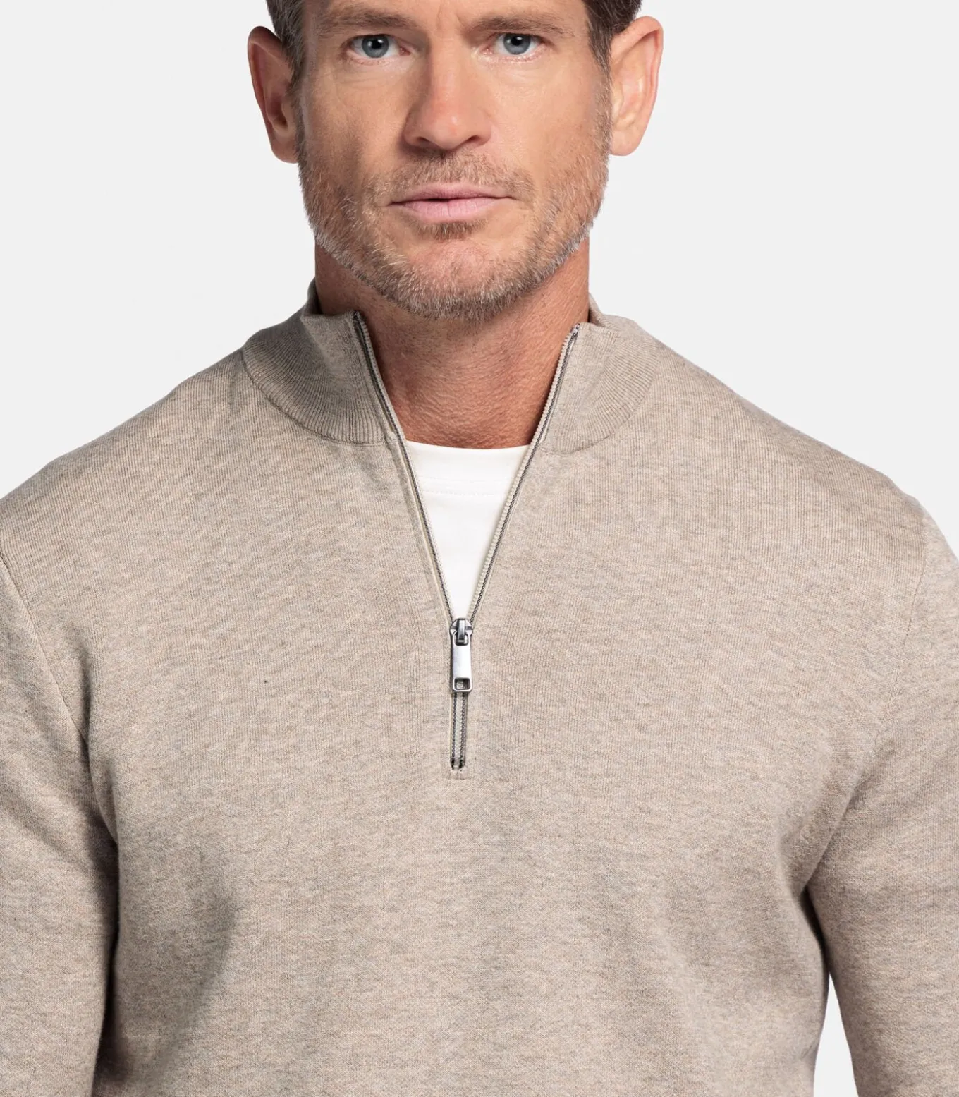 Fijngebreid katoen-cashmere trui - Kit