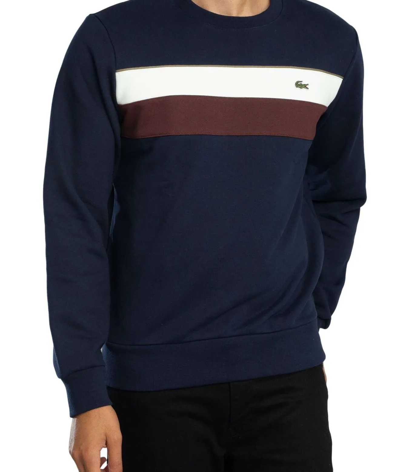 Fleece Sweatshirt Met Kleurblokken