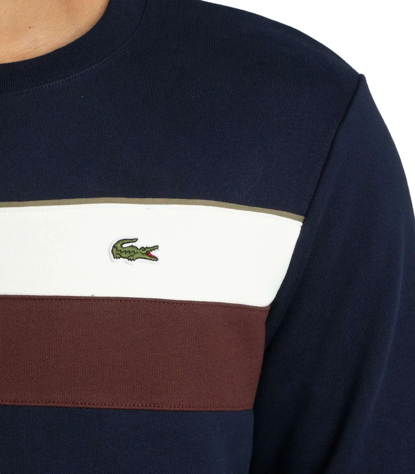 Fleece Sweatshirt Met Kleurblokken