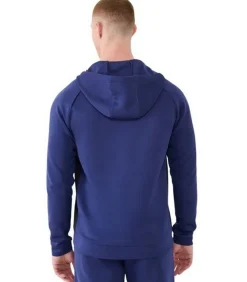FNK M513 - Trui met kap Met Volledige Ritssluiting - Marineblauw