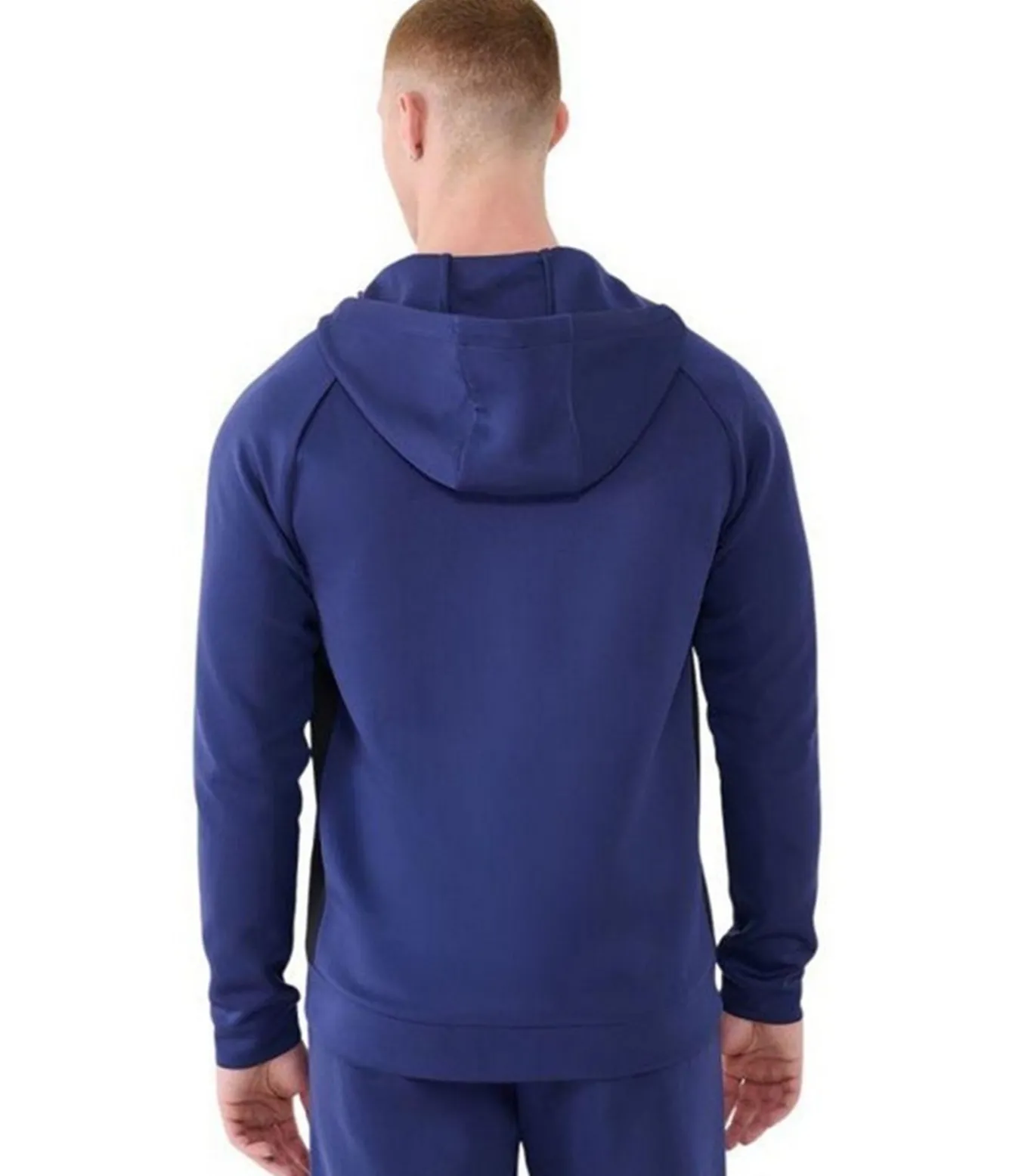 FNK M513 - Trui met kap Met Volledige Ritssluiting - Marineblauw