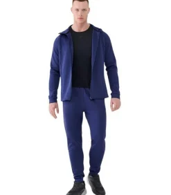 FNK M513 - Trui met kap Met Volledige Ritssluiting - Marineblauw