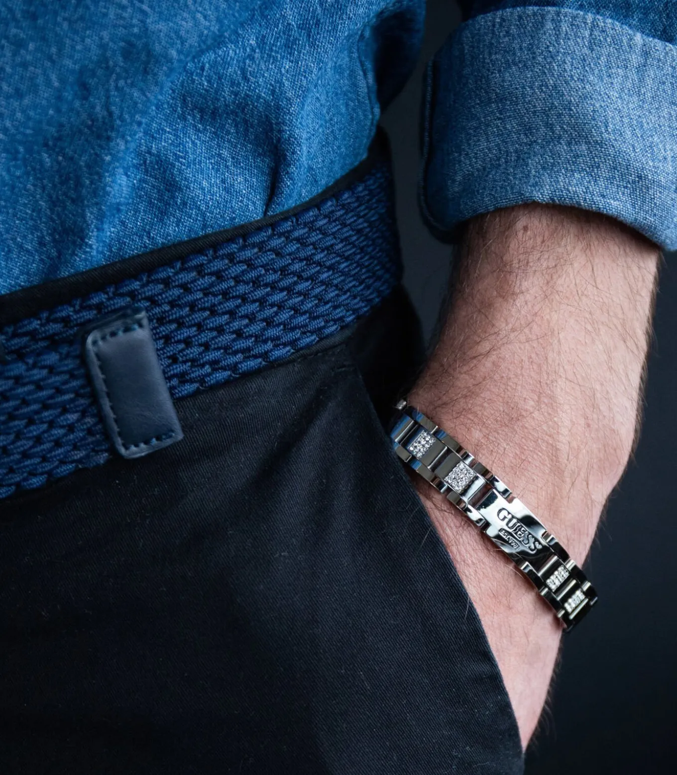 Frontiers Armband Zilver JUMB01342JWSTT-U