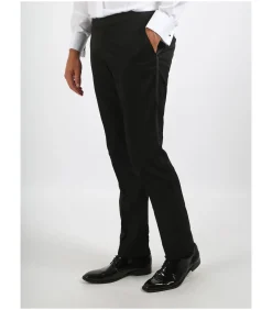 Gala Pants Wol Blend Zwart