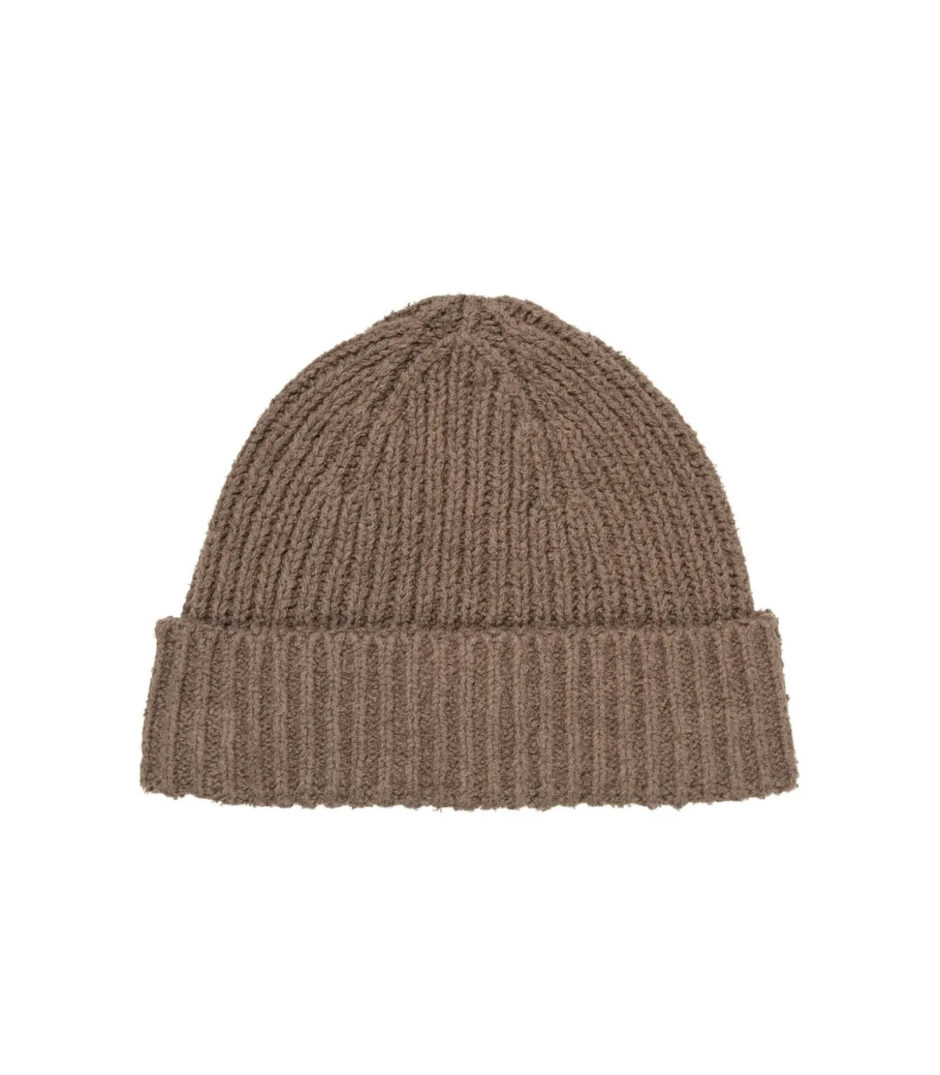 Gebreide muts Bouclé
