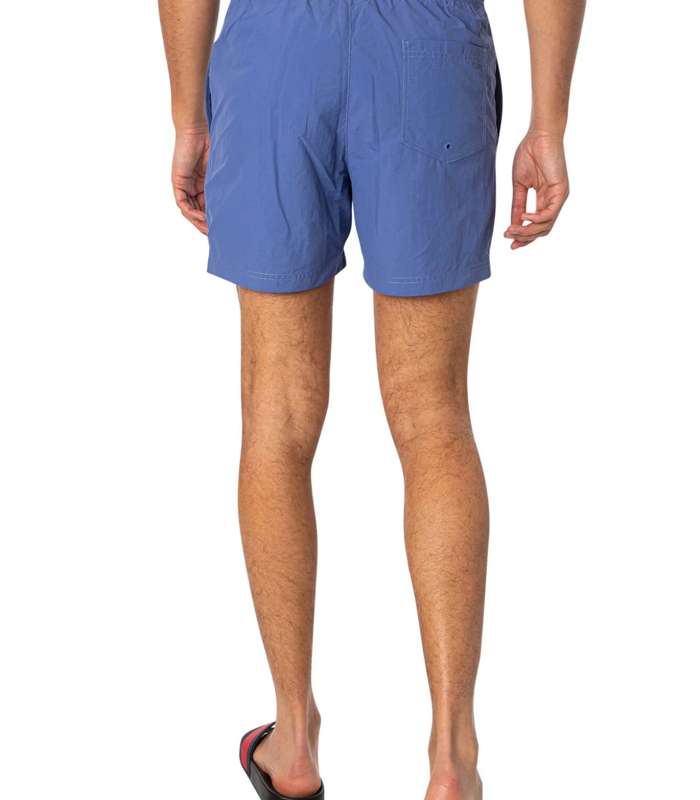 Gekreukte Nylon Zwemshort