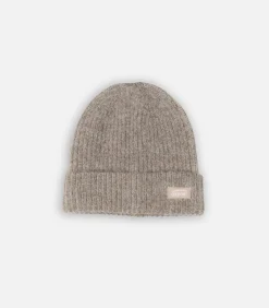 Geribde muts met kralen CARDIGAN