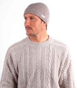 Geribde muts met kralen CARDIGAN