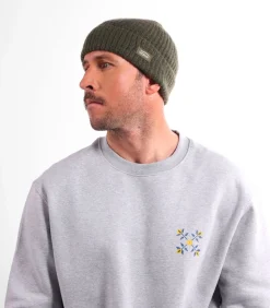 Geribde muts met kralen CARDIGAN