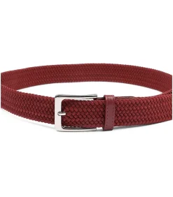Geweven Riem Bordeaux