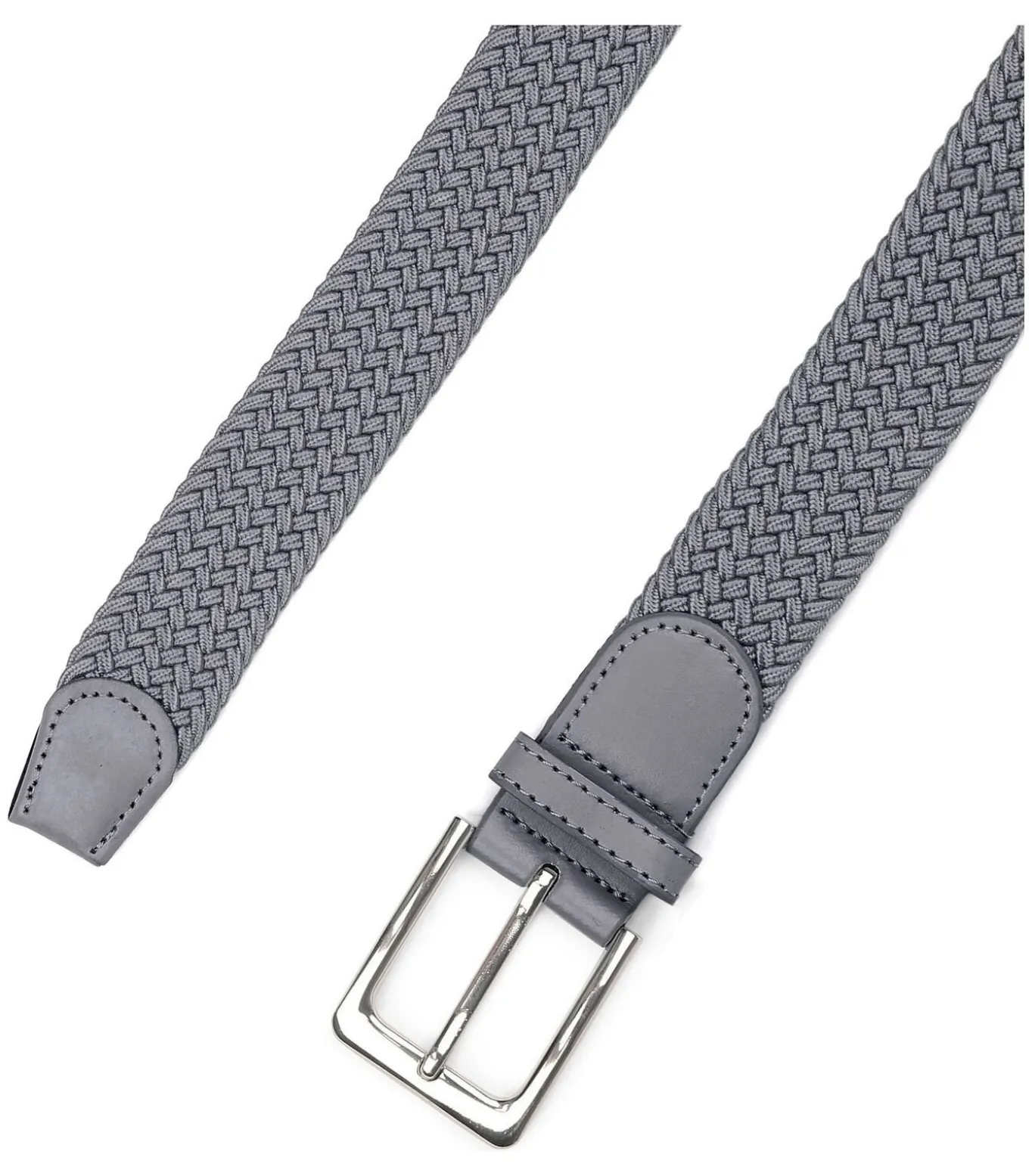 Geweven Riem Donkergrijs