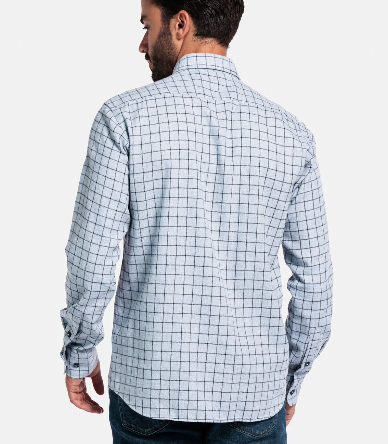 Giordano Brando Flanel Overhemd – Navy